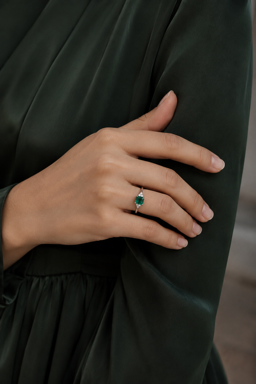 Emerald Grace Ring