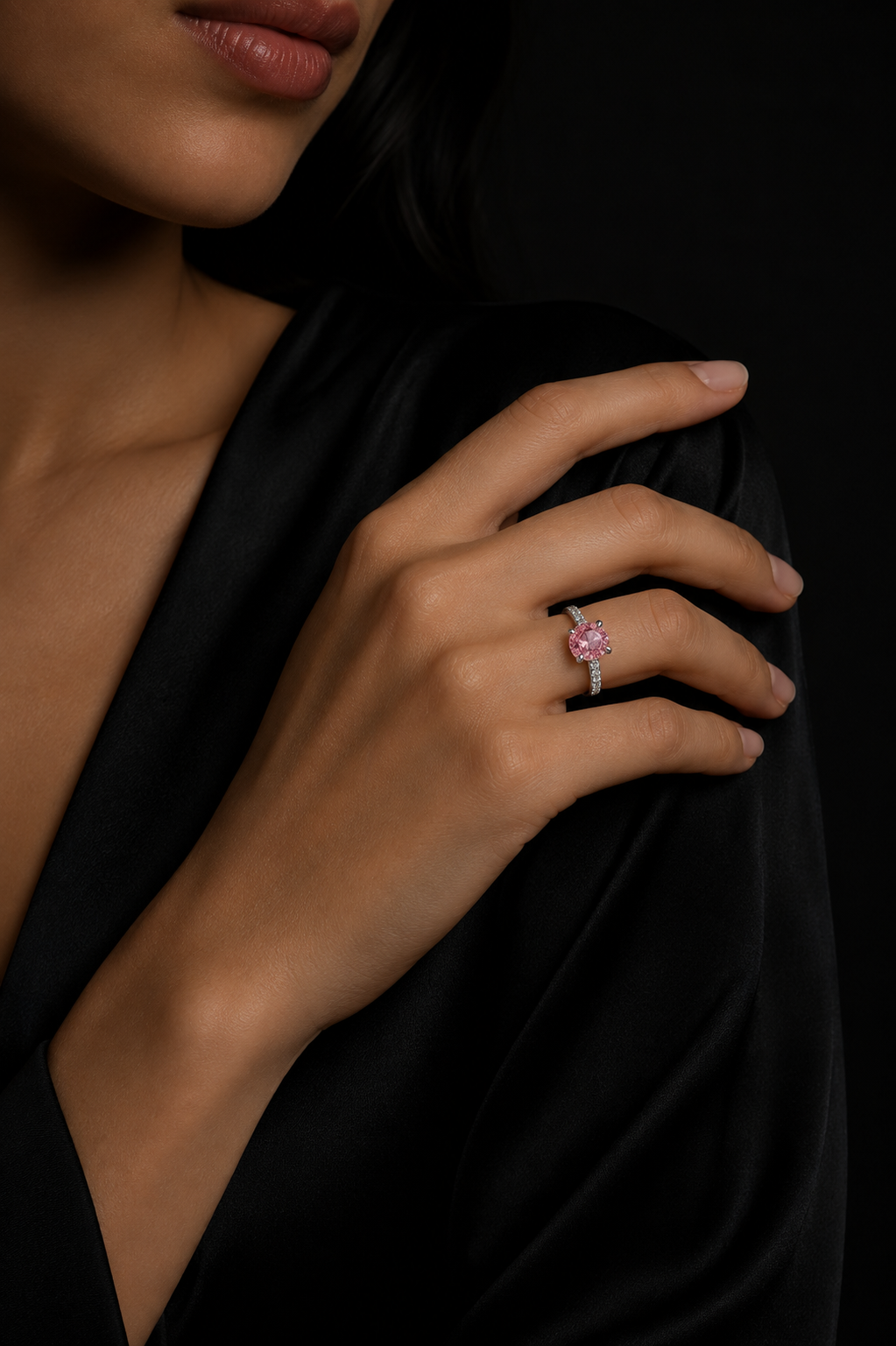 Ceylon Dawn Padparascha Ring